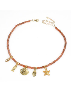 Collar Multicharms Golden Sea