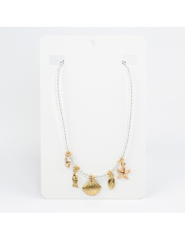 Collar Multicharms Golden Sea