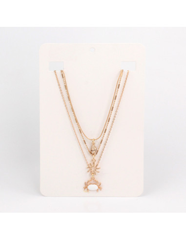 Collar de Cadena Crab Color