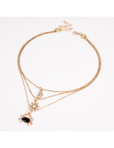 Collar de Cadena Crab Color
