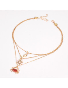 Collar de Cadena Crab Color