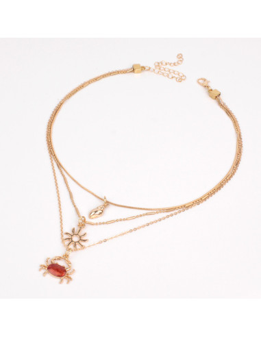 Collar de Cadena Crab Color