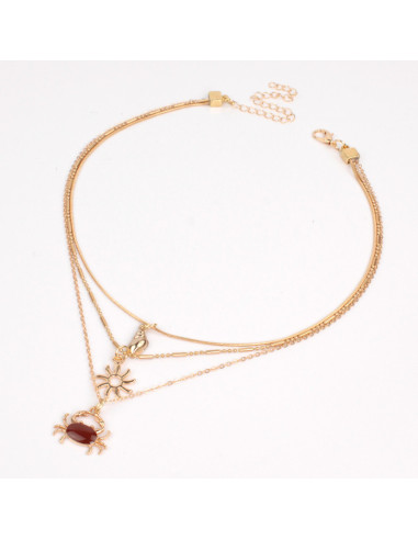 Collar de Cadena Crab Color