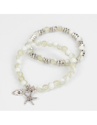 Set Pulsera Elásticas Charms Summer