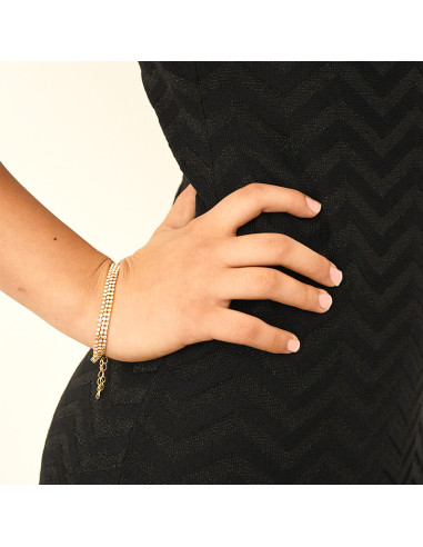 Pulsera De Strass Night Out Gold