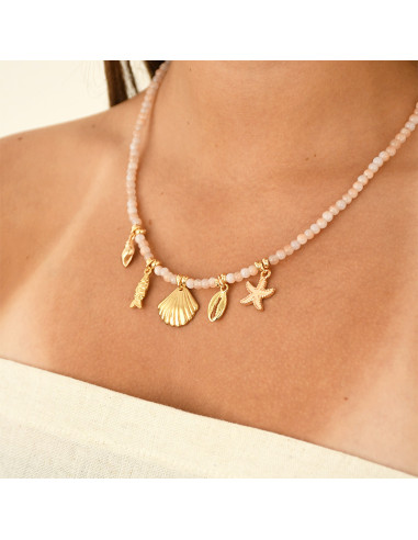 Collar Multicharms Golden Sea