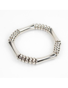 Pulsera Elástica Full Silver