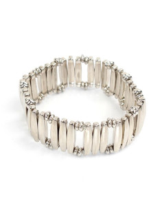 Pulsera Elástica Silver Lines