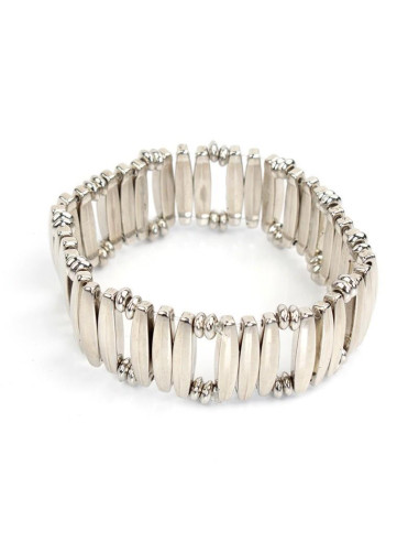 Pulsera Elástica Silver Lines