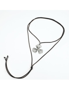 Collar de Gamuza Silver Soleil