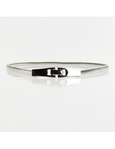 Cinturón Elastizado Rectangle Silver