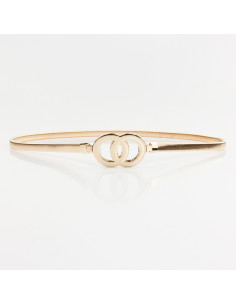 Cinturón Elastizado Circles Gold
