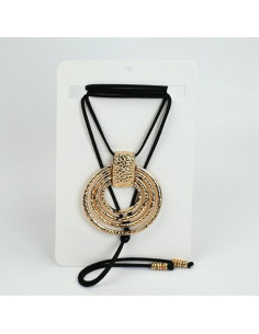 Collar de Gamuza Ethnic Circles