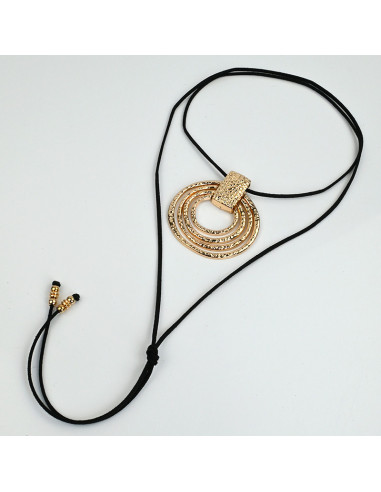 Collar de Gamuza Ethnic Circles