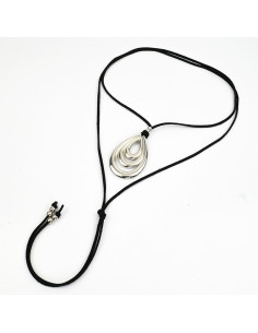 Collar de Gamuza Oval Trendy