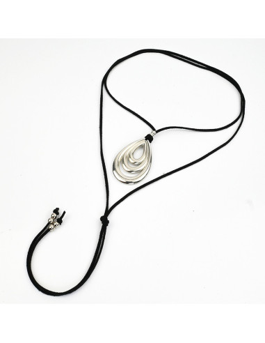 Collar de Gamuza Oval Trendy