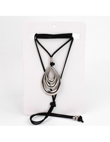 Collar de Gamuza Oval Trendy