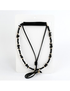 Set de Collar Suede Beads
