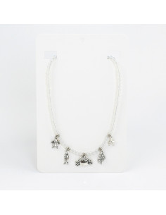 Collar Multicharms Silver Sea