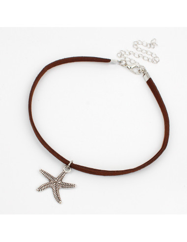Choker de Gamuza Sea Star