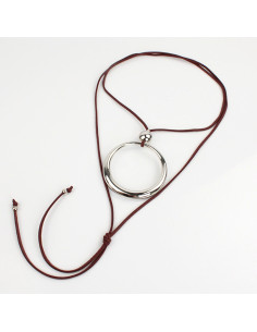 Collar de Gamuza Big Circle