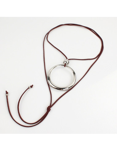 Collar de Gamuza Big Circle