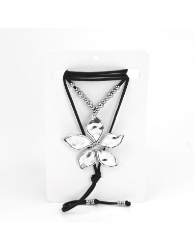 Collar de Gamuza Huge Golden Flower