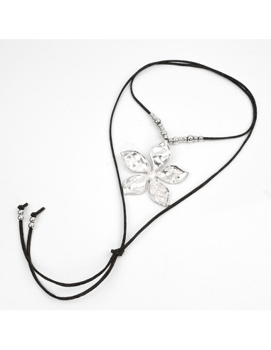 Collar de Gamuza Huge Golden Flower