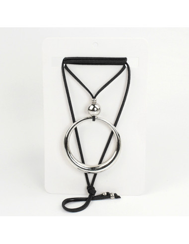 Collar de Gamuza Big Circle