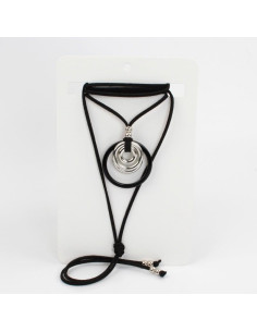 Collar de Gamuza Multi Circles