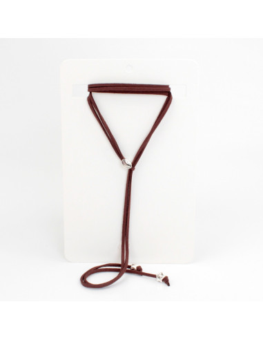 Collar Corbatero de Gamuza Cute Lips