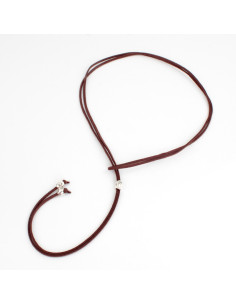 Collar Corbatero de Gamuza Cute Lips