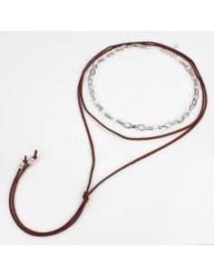 Set Collar Chain and Suede