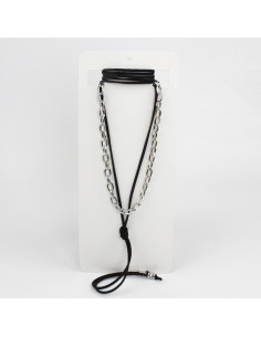 Set Collar Chain and Suede