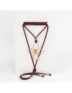 Collar de Gamuza Fine Flower