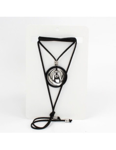 Collar de Gamuza Black and Silver