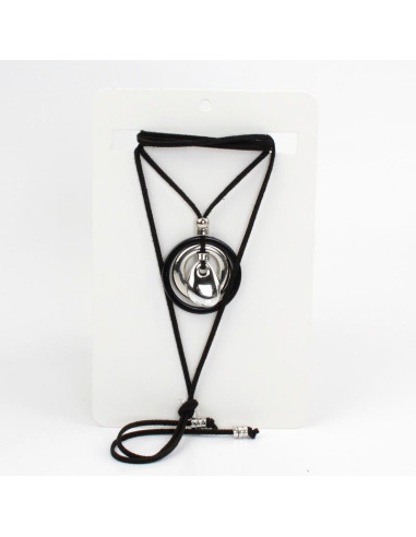 Collar de Gamuza Black and Silver