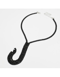 Collar Corbatero Glam Rock Black