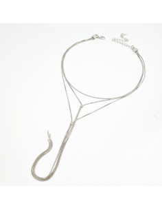 Collar Corbatero Double Silver