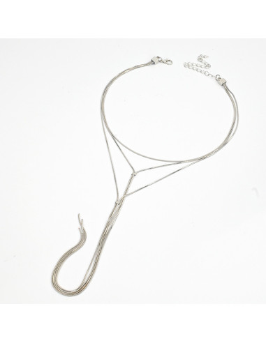 Collar Corbatero Double Silver