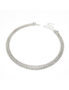 Collar Corbatero Double Silver