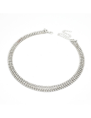 Collar Corbatero Double Silver