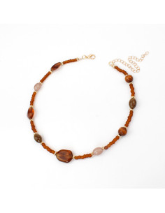 Collar Flexible  Wood And Acrylic