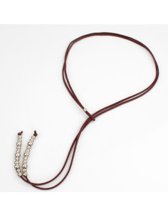 Collar Corbatero de Gamuza New Classic Suede