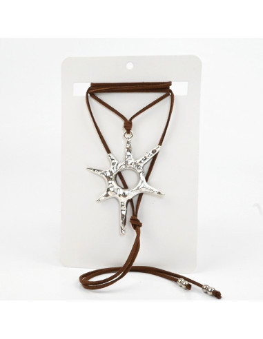 Collar de Gamuza Rare Sun Silver