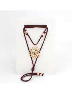Collar de Gamuza Sun Gold