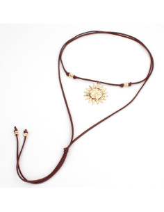 Collar de Gamuza Sun Gold