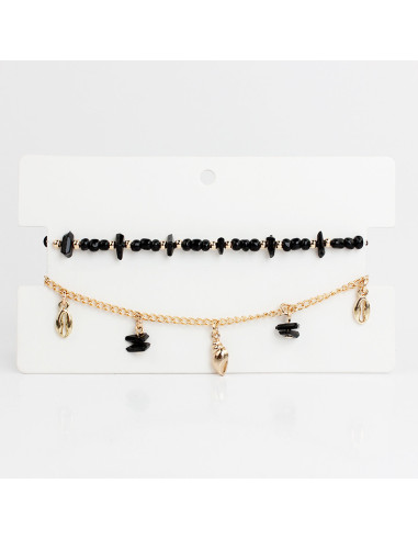 Set Tobilleras Coral Colors