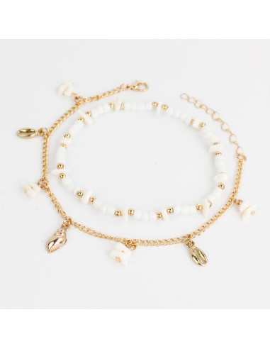 Set Tobilleras Coral Colors