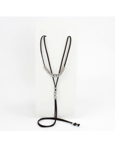 Collar Corbatero de Gamuza